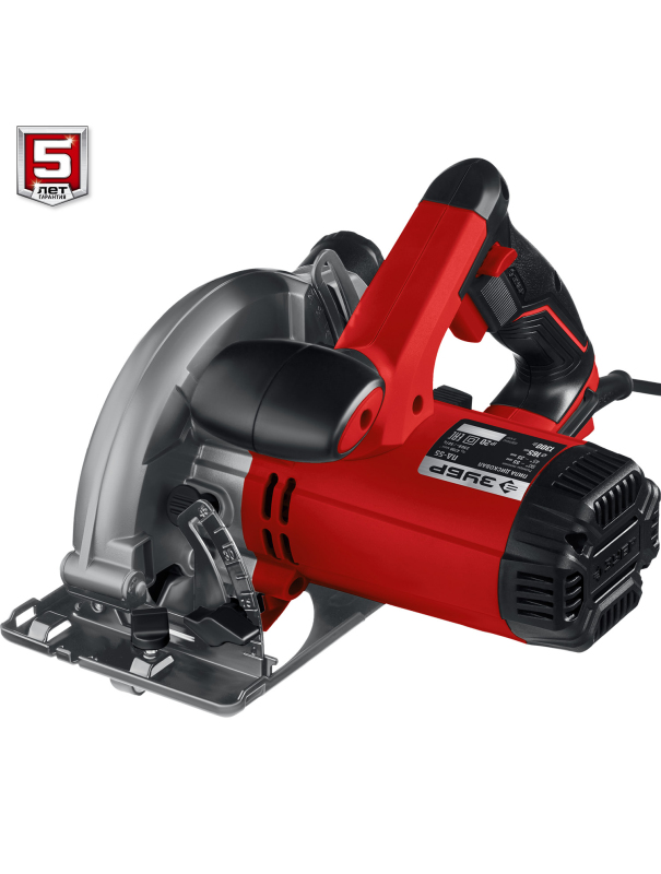 Пила циркулярна (дисковая) ЗУБР ПД-55 / d 165 мм. / 1300 Вт.