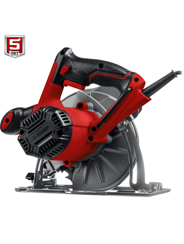 Пила циркулярна (дисковая) ЗУБР ПД-55 / d 165 мм. / 1300 Вт.