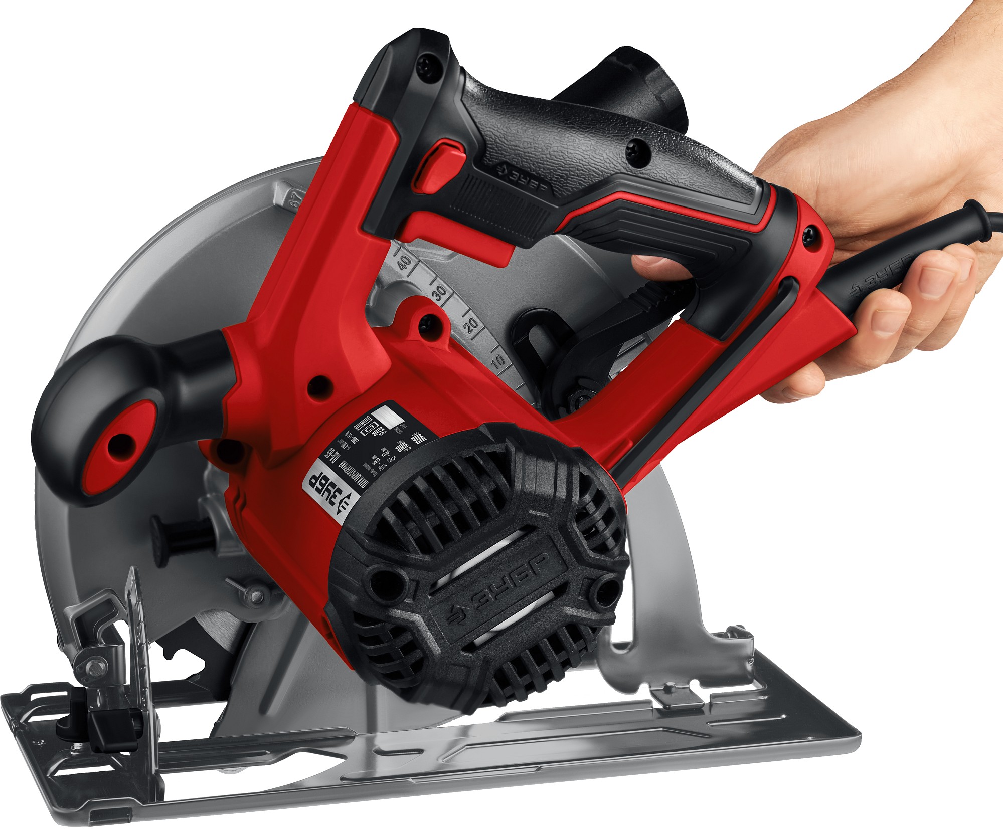 Пила циркулярна (дисковая) ЗУБР ПД-65 / d 190 мм. / 1600 Вт.