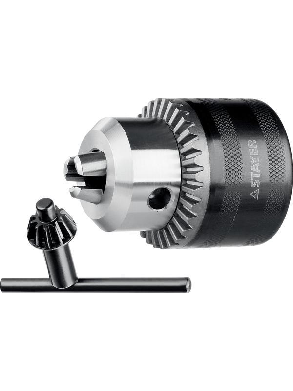 STAYER 16 мм, 1/2″, ударный сверлильный патрон с ключом для дрели, Professional (29055-16-1/2)