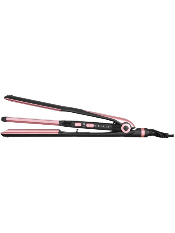 Выпрямитель Starwind SHC 7050 55Вт черный/розовое золото (макс.темп.:220С)