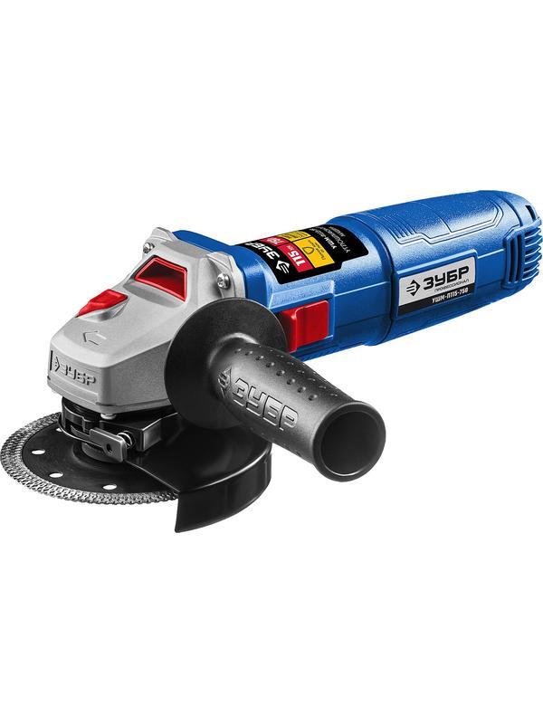 ЗУБР Компакт, 750 Вт, d115 мм, УШМ, Профессионал (УШМ-П115-750)