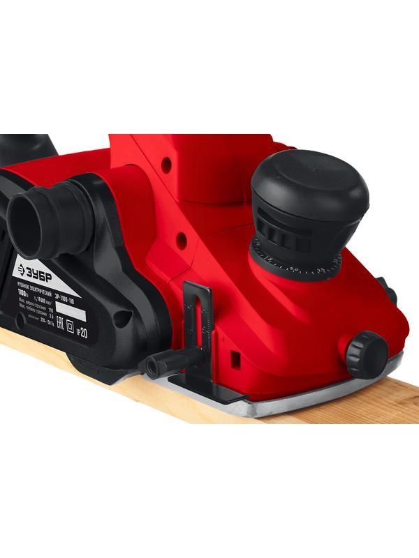 ЗУБР 1100 Вт, 110 мм, электрический рубанок (электрорубанок) (ЗР-1100-110)