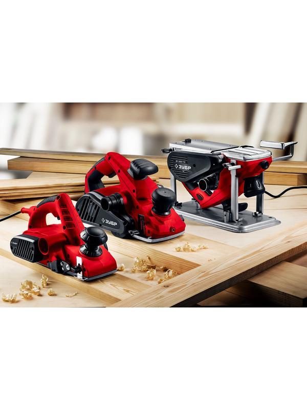 ЗУБР 950 Вт, 82 мм, электрический рубанок (электрорубанок) (ЗР-950-82)