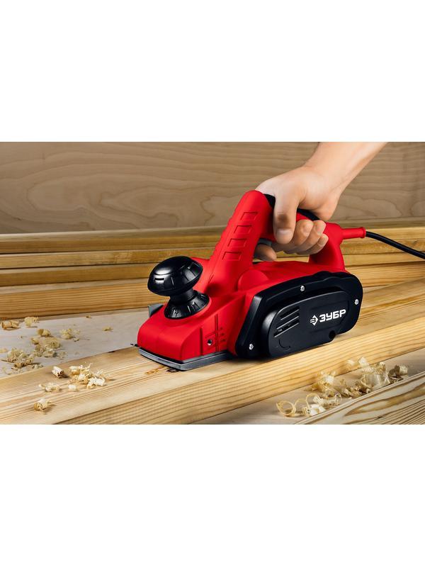 ЗУБР 950 Вт, 82 мм, электрический рубанок (электрорубанок) (ЗР-950-82)