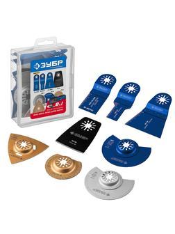 ЗУБР НР-8 UniLock, OIS-хвост., 8 предм., набор насадок для реноватора, Профессионал (15575)