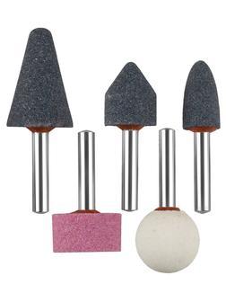 ЗУБР 5 предм., хвостовик d 6 мм, набор абразивных минишарошек-насадок (35994-H5)