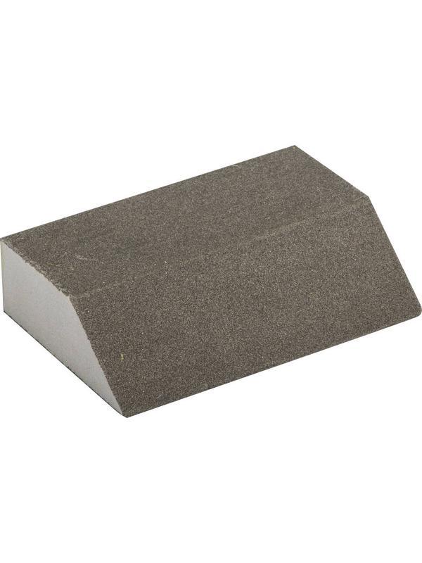 ЗУБР Р180, 100 х 68 х 42 х 26 мм, водостойкая, четырехсторонняя шлифовальная губка (35613-180)