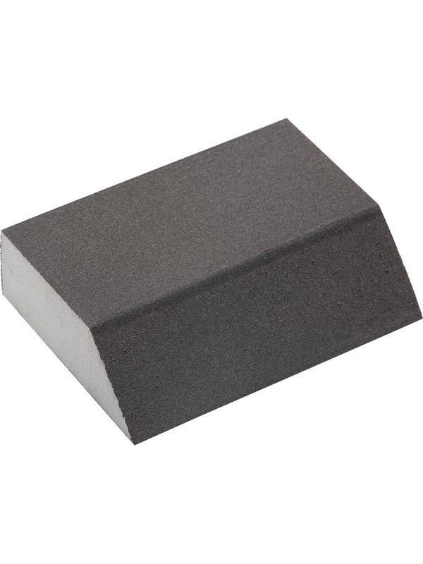 ЗУБР Р320, 100 х 68 х 42 х 26 мм, водостойкая, четырехсторонняя угловая шлифовальная губка (35613-320)