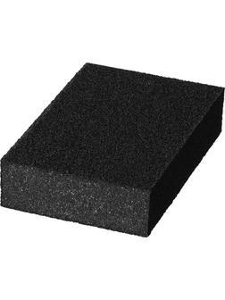 STAYER Р120, 100 х 68 х 26 мм, водостойкая, четырехсторонняя шлифовальная губка (3560-1)