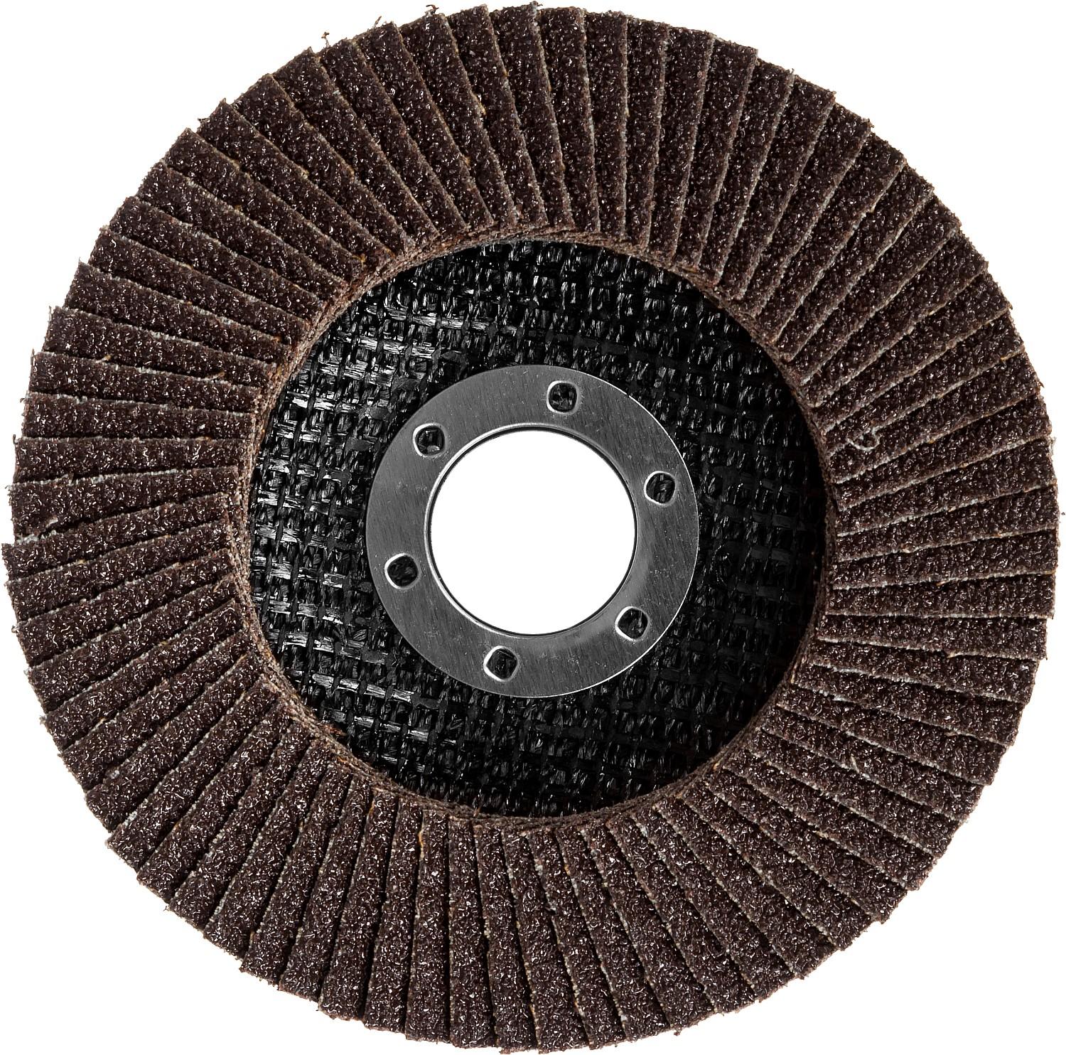 ЗУБР 115 мм, P40, КЛТ, круг лепестковый торцевой, Профессионал (36590-115-40)