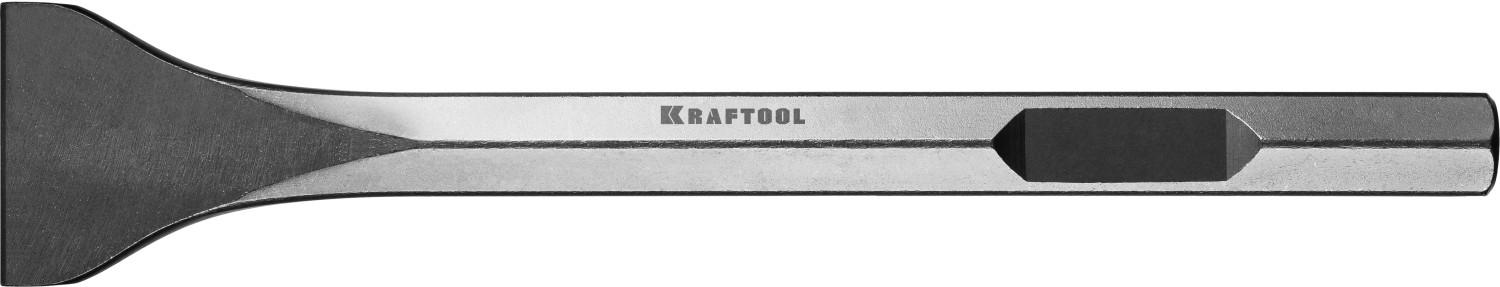 KRAFTOOL Alligator, 75 x 400 мм, HEX 28, пикообразное зубило (29341-00-400)