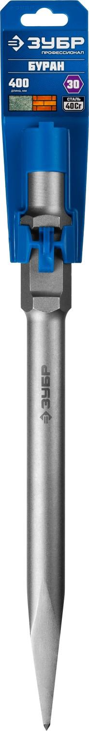 ЗУБР Буран, 400 мм, HEX 30, пикообразное зубило (29375-00-400)