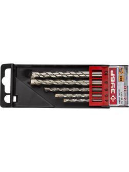 ЗУБР 5 шт: d 4-5-6-8-10 мм, набор сверл по бетону (2922-H5)