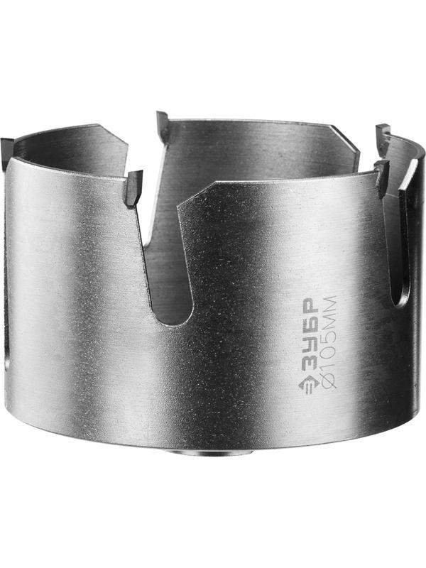 ЗУБР Проуниверсал, 105 мм, коронка с твердосплавными резцами, Профессионал (29514-105)