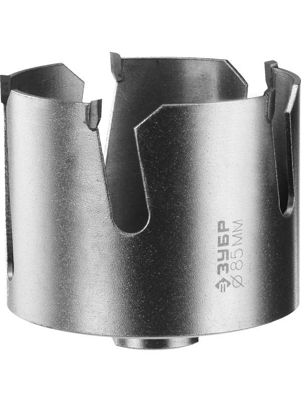 ЗУБР Проуниверсал, 85 мм, коронка с твердосплавными резцами, Профессионал (29514-85)