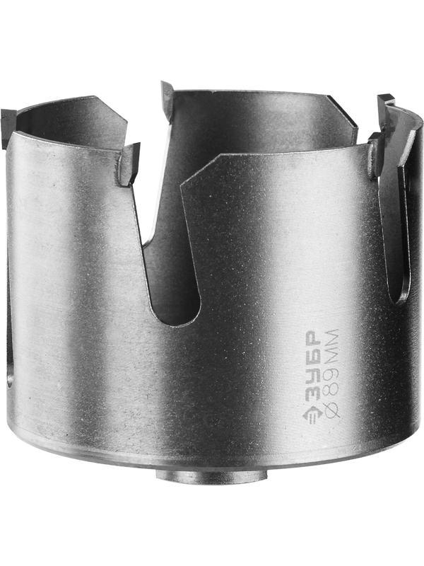 ЗУБР Проуниверсал, 89 мм, коронка с твердосплавными резцами, Профессионал (29514-89)