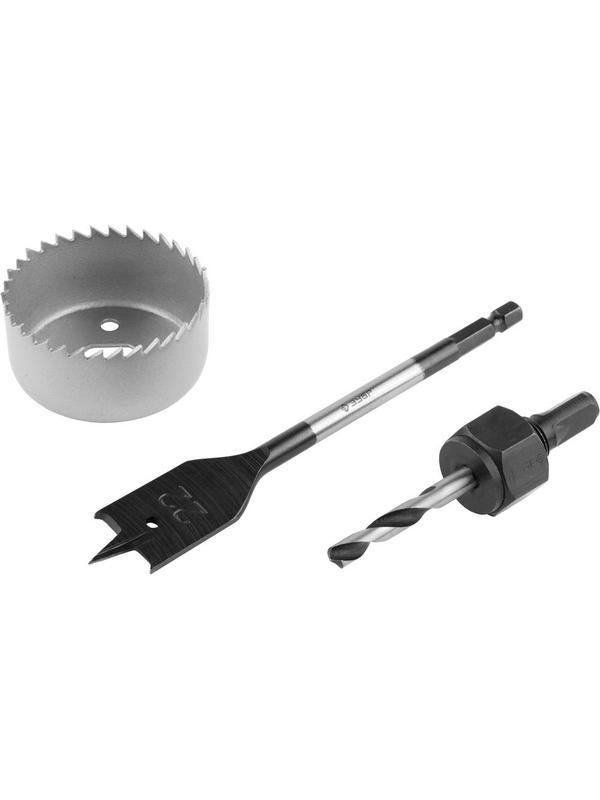 ЗУБР 54 мм, набор для врезки замков (2954-54-H3)