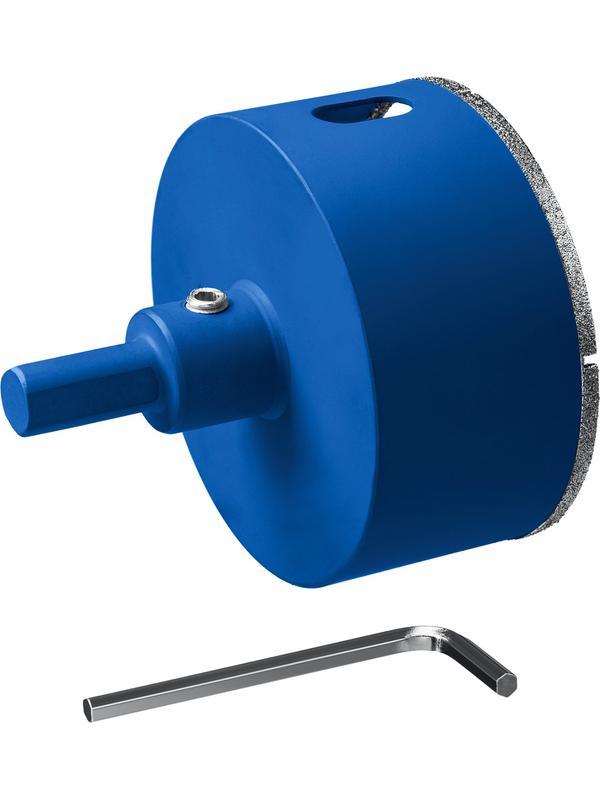 ЗУБР АГК, d 68 мм, (центр. сверло, трехгр. хвост, Р60), алмазная коронка, Профессионал (29850-68)