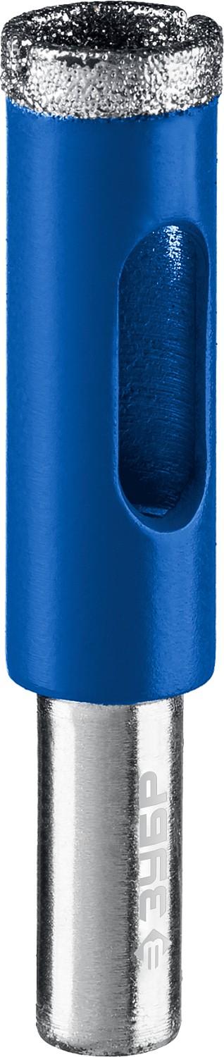 ЗУБР АГК, d 5 мм, (трехгр. хвост, Р60), алмазное трубчатое сверло, Профессионал (29850-05)