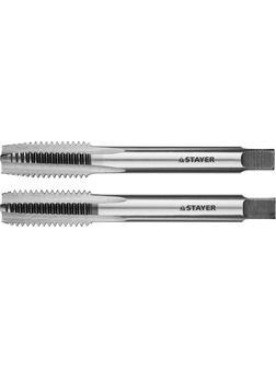 STAYER M12 х 1.5, 2 шт, комплект метчиков (28025-12-1.5-H2)