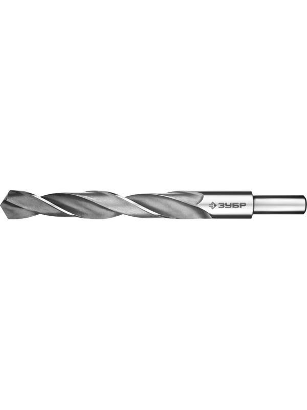 ЗУБР ПРОФ-В, 14.5 х 169 мм, сталь Р6М5, класс В, проточенный хвостовик, сверло по металлу, Профессионал (29621-14.5)