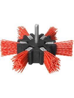 ЗУБР 100 мм, нейлоновая проволока, щетка дисковая для УШМ, Профессионал (35163-100)