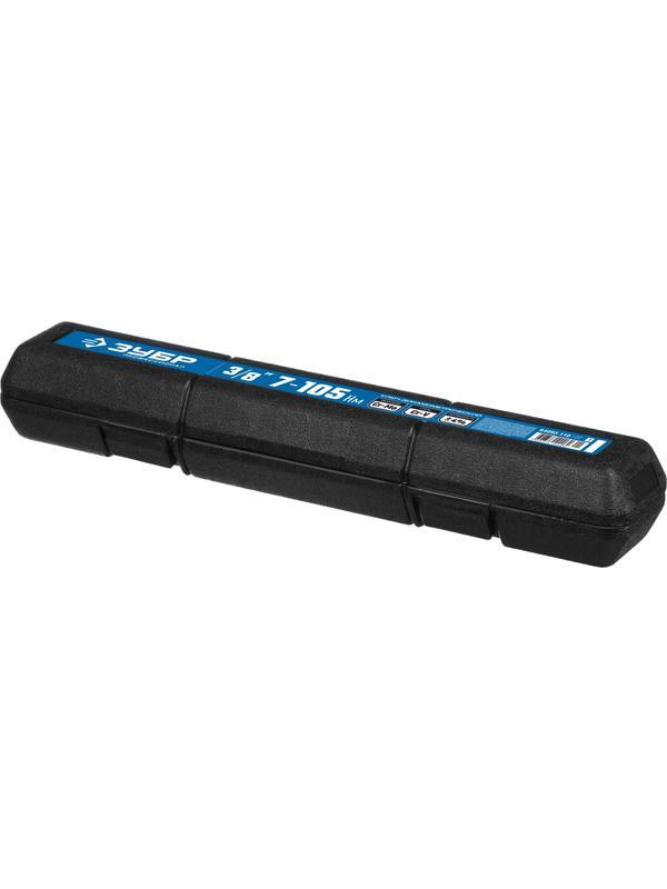 ЗУБР 3/8″, 7 - 105 Н·м, динамометрический ключ, Профессионал (64093-110)