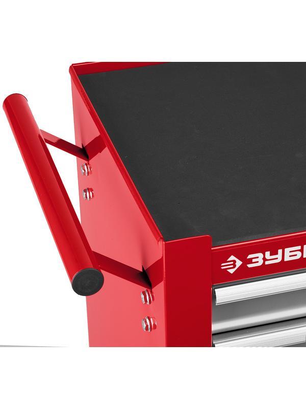 ЗУБР 688 х 458 х 812 мм, инструментальная тележка с 5 ящиками(38905-5)