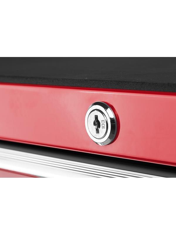 ЗУБР 680 х 330 х 880 мм, инструментальная тележка с 7 ящиками (38905-7)