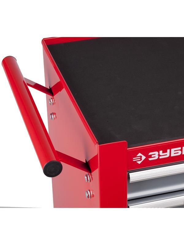 ЗУБР 680 х 330 х 880 мм, инструментальная тележка с 7 ящиками (38905-7)