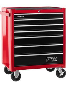 STAYER 688 х 458 х 885 мм, инструментальная тележка с 7 ящиками (38907-7)
