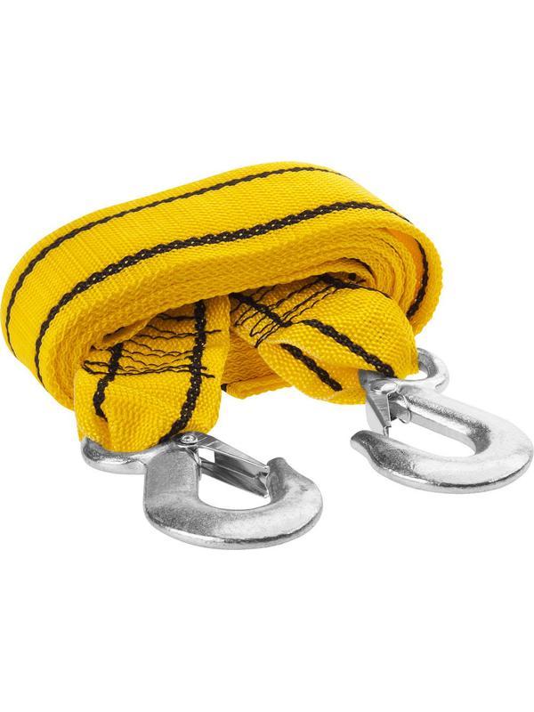 STAYER 2 крюка, 4 м, сумка, 3.5 т, буксировочный трос (61207-3.5)