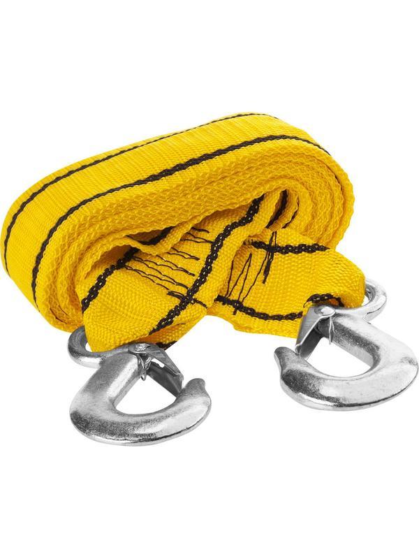STAYER 2 крюка, 4 м, сумка, 5 т, буксировочный трос (61207-5.0)
