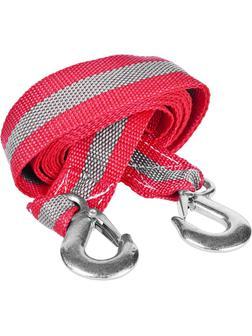 ЗУБР 2 крюка, 4 м, сумка, 2.5 т, буксировочный трос (61210-2.5)