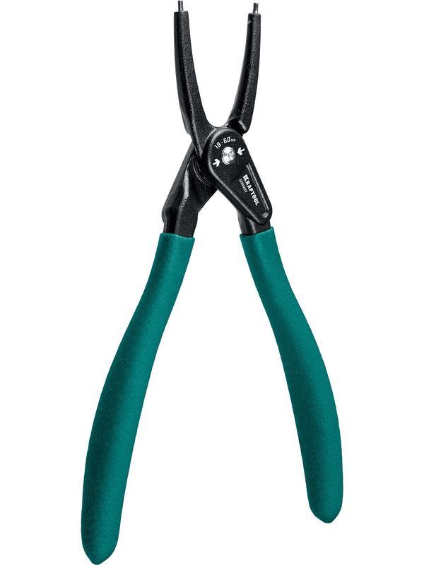 KRAFTOOL 180 мм, прямые губки, внутренний, Ссъемник стопорных колец (22812-1)