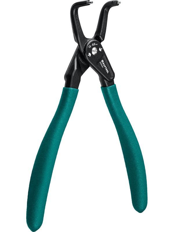 KRAFTOOL 180 мм, изогнутые губки, внутренний, съемник стопорных колец (22812-2)