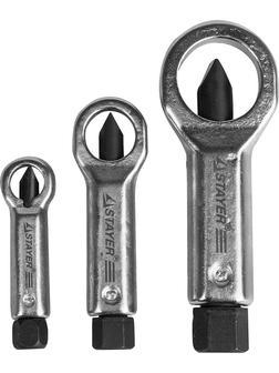 STAYER 3 шт, набор съемников прикипевших соединений, Professional (43213-H3)