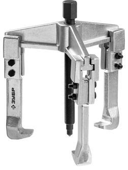 ЗУБР внешний d 30 - 130 мм, внутренний d 70 - 180 мм, раздвижной трехзахватный съемник, Профессионал (43312-180-150)