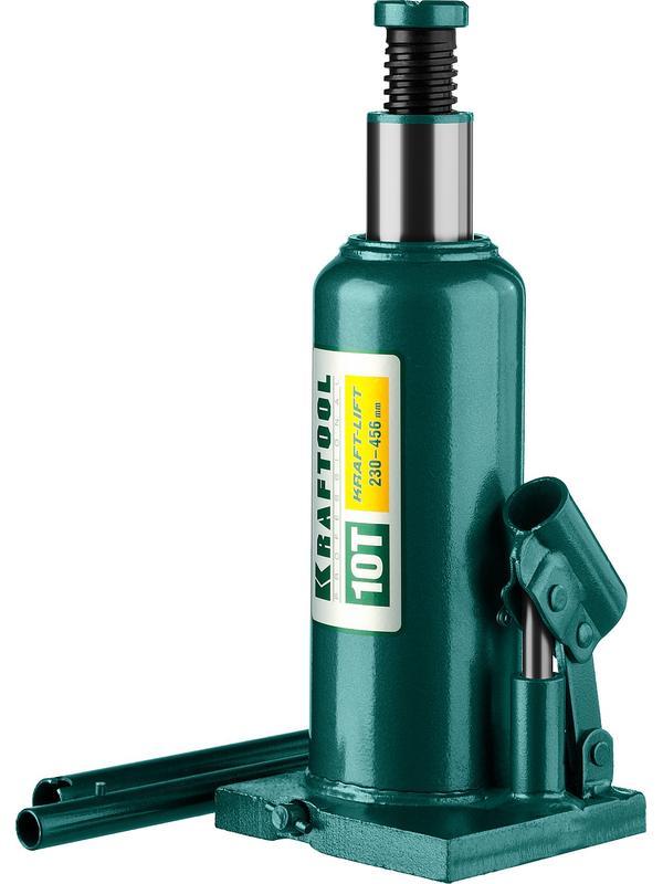 KRAFTOOL KRAFT-LIFT, 10 т, 230 - 460 мм, бутылочный гидравлический домкрат (43462-10)