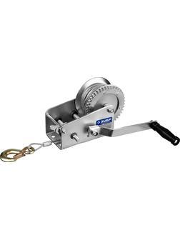 ЗУБР 0.9 т, 8 м, ручная барабанная тяговая тросовая лебедка, Профессионал (43113-0.9)