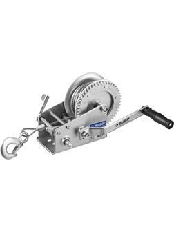 ЗУБР 1.1 т, 8 м, ручная барабанная тяговая тросовая лебедка, Профессионал (43113-1.1)