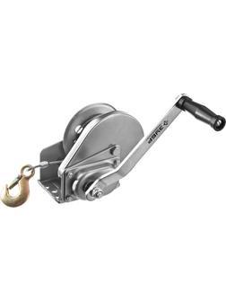 ЗУБР 0.5 т, 8 м, ручная барабанная подъемная тросовая лебедка, Профессионал (43117-0.5)