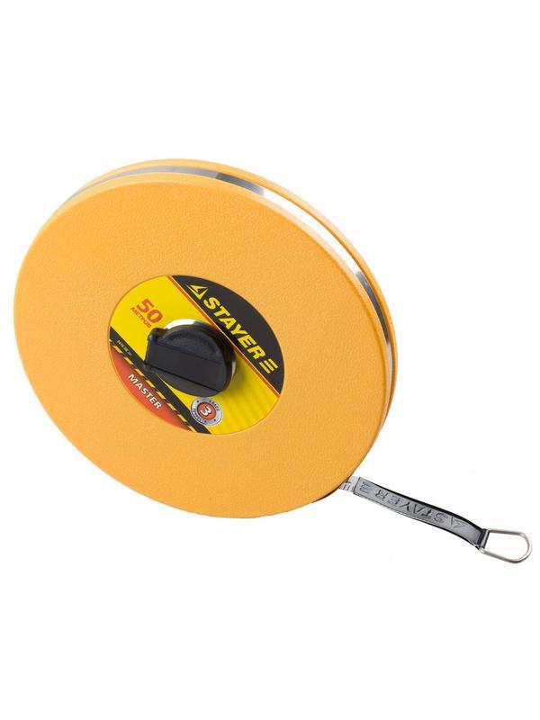 STAYER 50 м, фиберглассовая мерная лента (3415-50)
