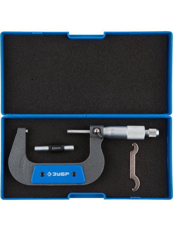 ЗУБР МК 75, 50 - 75 мм, гладкий механический микрометр (34480-75)