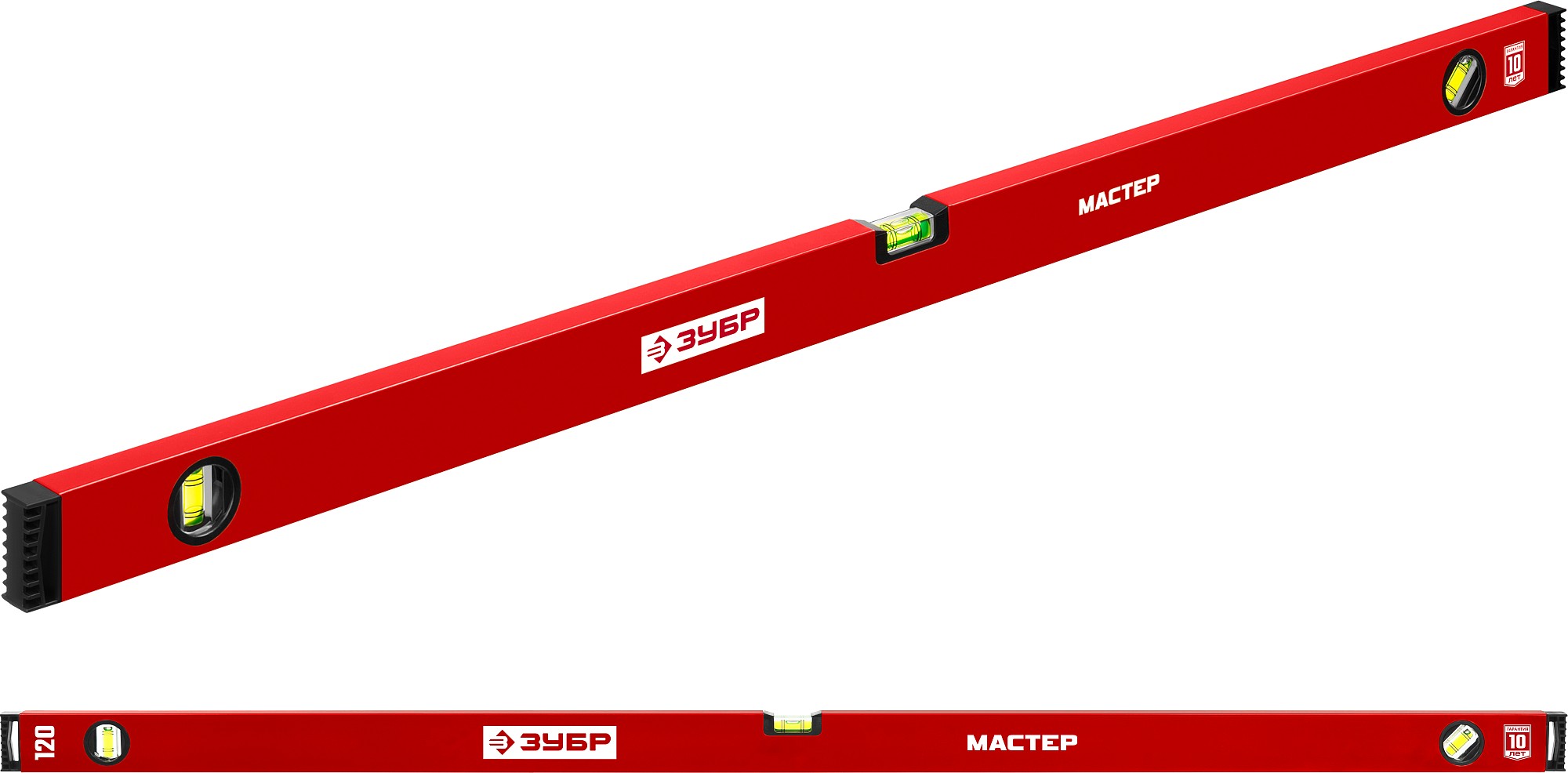Уровень строительный ЗУБР 34584-120 уровень с усиленным профилем /1200 мм.