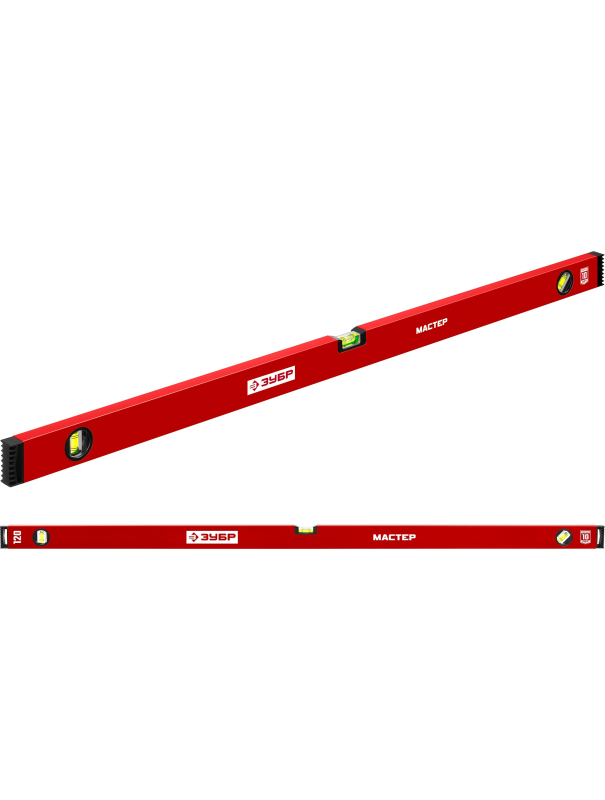 Уровень строительный ЗУБР 34584-120 уровень с усиленным профилем /1200 мм.