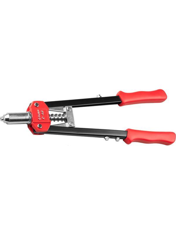 ЗУБР С-48, 2.4 - 4.8 мм, 410 мм, двуручный заклепочник (31198)