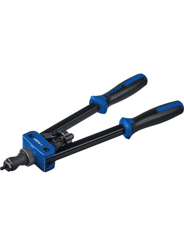 ЗУБР Р-М10, М3 - М10, резьбовой двуручный заклепочник в кейсе, Профессионал (31056)