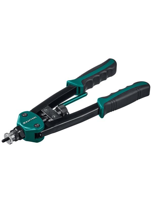 KRAFTOOL NUT-12, М3 - М12, резьбовой двуручный заклепочник в кейсе (31183)